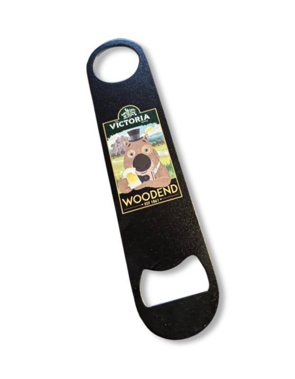 The Victoria Woodend Bottle Opener Black